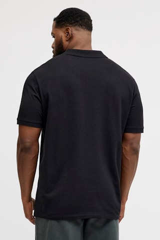 Polo en coton biologique - Noir