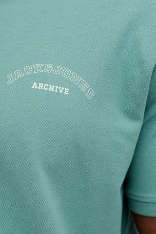 Polo en coton biologique - Turquoise