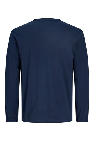 T-shirt en coton biologique - Bleu marine