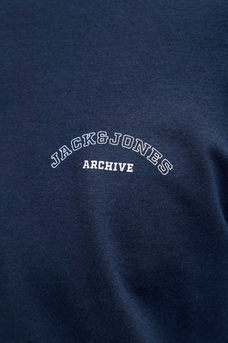 T-shirt en coton biologique - Bleu marine