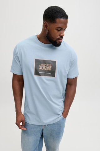 T-shirt en coton biologique - Bleu clair