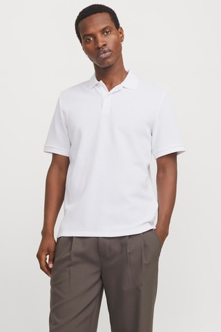 Polo regular - Blanc