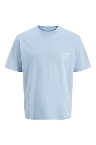 T-shirt relaxed - Bleu clair