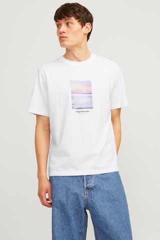 T-shirt relaxed - Blanc