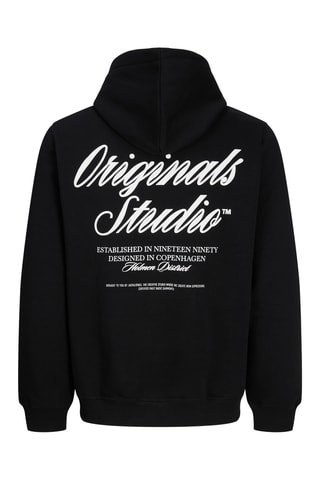 Sweat relaxed à capuche - Noir