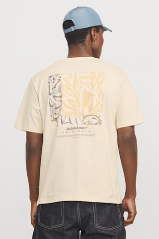 T-shirt relaxed - Blanc cassé