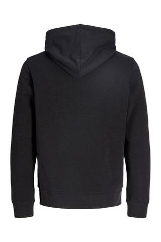 Sweat regular en coton biologique - Noir