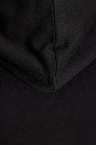 Sweat regular en coton biologique - Noir