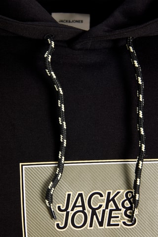 Sweat regular à capuche - Noir