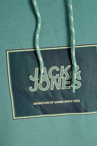 Sweat regular en coton biologique - Vert d'eau