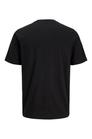 T-shirt regular en coton biologique - Noir