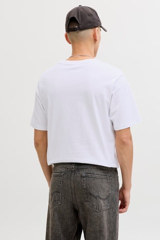 T-shirt regular en coton biologique - Blanc