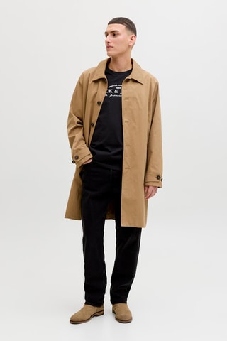 T-shirt regular en coton biologique - Noir