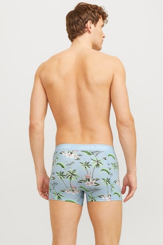 3 boxers - Bleu clair et bleu-gris