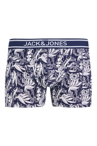 3 boxers - Marron et bleu foncé