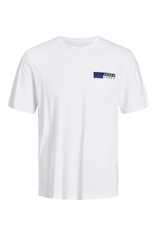 4 t-shirts - Blanc, vert foncé et bleu marine