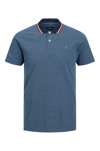 3 polos slim - Jaune et bleu