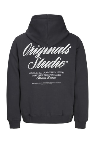 Sweat relaxed à capuche - Noir