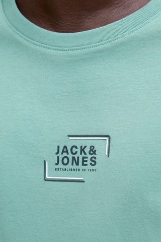 T-shirt regular en coton biologique - Vert d'eau