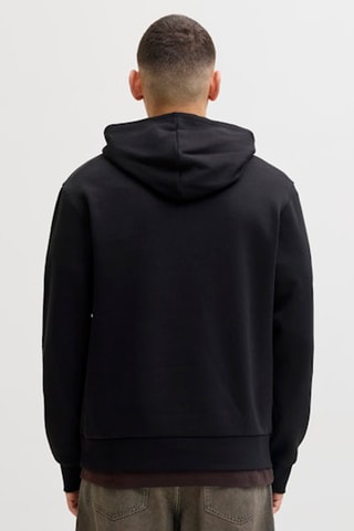 Sweat regular en coton biologique - Noir