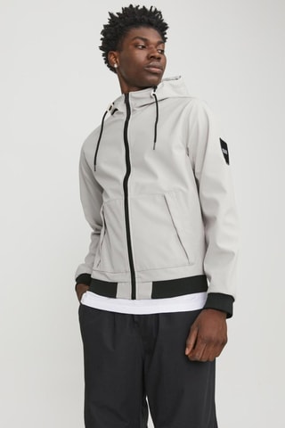 Veste à capuche - Gris clair