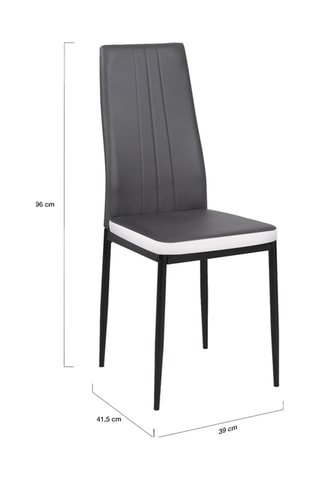 6 sillas Jodie - 39 x 41,5 x 96 cm