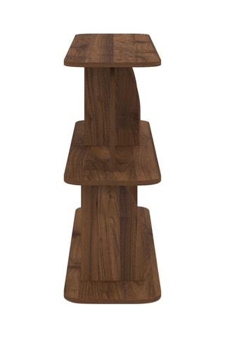 Etagère basse 3 niveaux Japandi - 112 x 73 x 30 cm