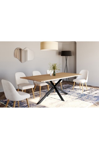 Mesa de comedor extensible Spider - 200/240 x 75 x 110 cm