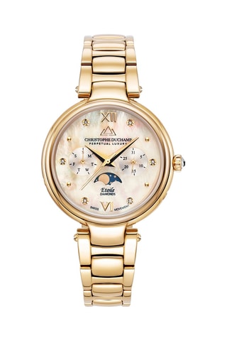 Reloj de cuarzo de acero y cristales de zafiro Etoile