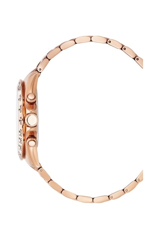 Reloj de cuarzo de acero Grandmont - Taquímetro y cronógrafo - Rosa dorado