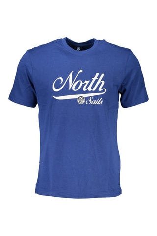 Camiseta - Azul cobalto y blanco