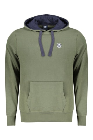 Sudadera con capucha - Verde oliva