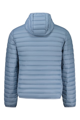 Cazadora con capucha - Celeste