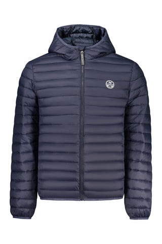 Cazadora con capucha - Azul marino