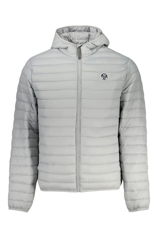 Cazadora con capucha - Gris