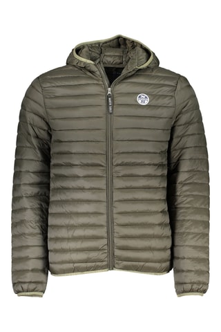 Cazadora con capucha - Caqui