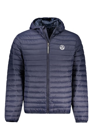 Cazadora con capucha - Azul marino