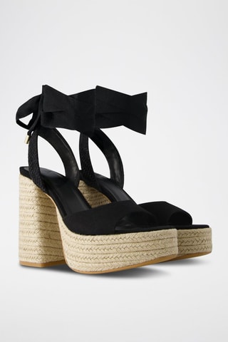 Sandalias de tacón - Negro