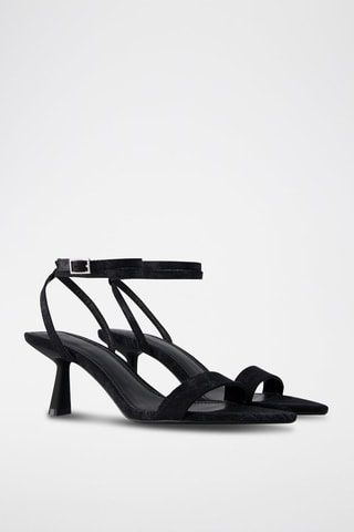 Sandalias de tacón - Negro