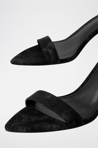 Sandalias de tacón - Negro