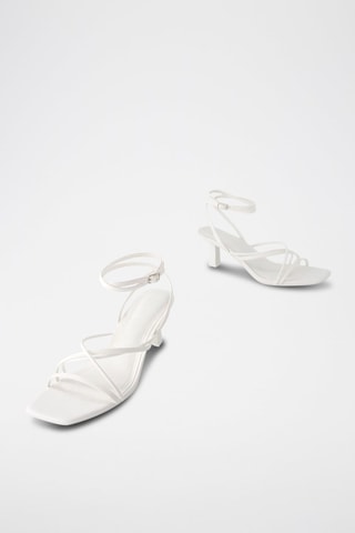 Sandalias de tacón - Blanco