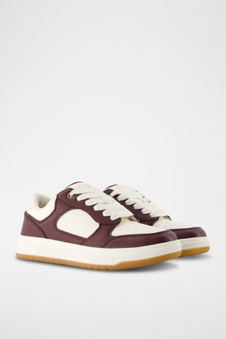 Zapatillas - Blanco y marrón