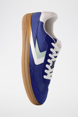 Zapatillas de piel - Azul