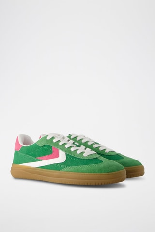 Zapatillas de piel - Verde