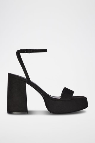 Sandalias de tacón - Negro