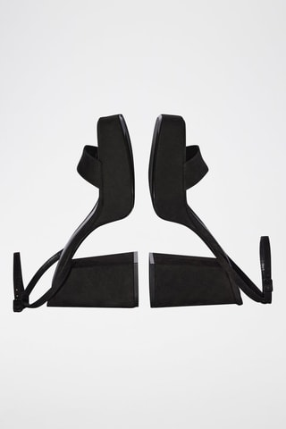 Sandalias de tacón - Negro