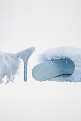 Sandalias de tacón - Azul claro