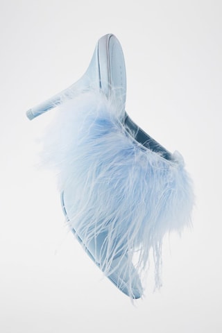 Sandalias de tacón - Azul claro