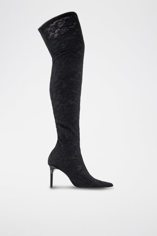 Mosqueteras de encaje - Negro