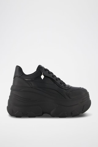 Zapatillas con plataforma - Negro